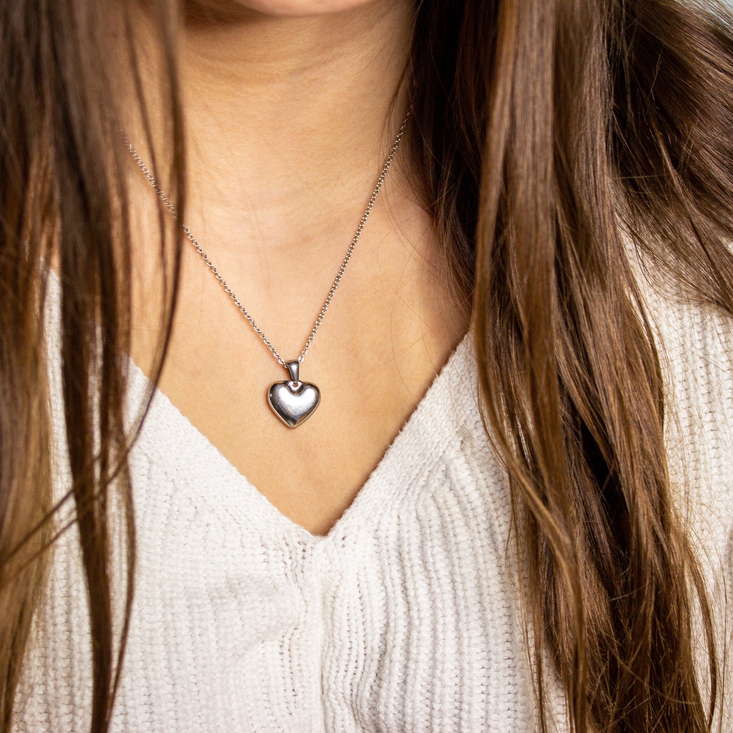 Puffy Heart Necklace