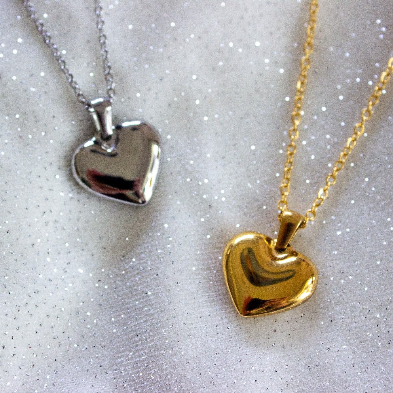 Puffy Heart Necklace