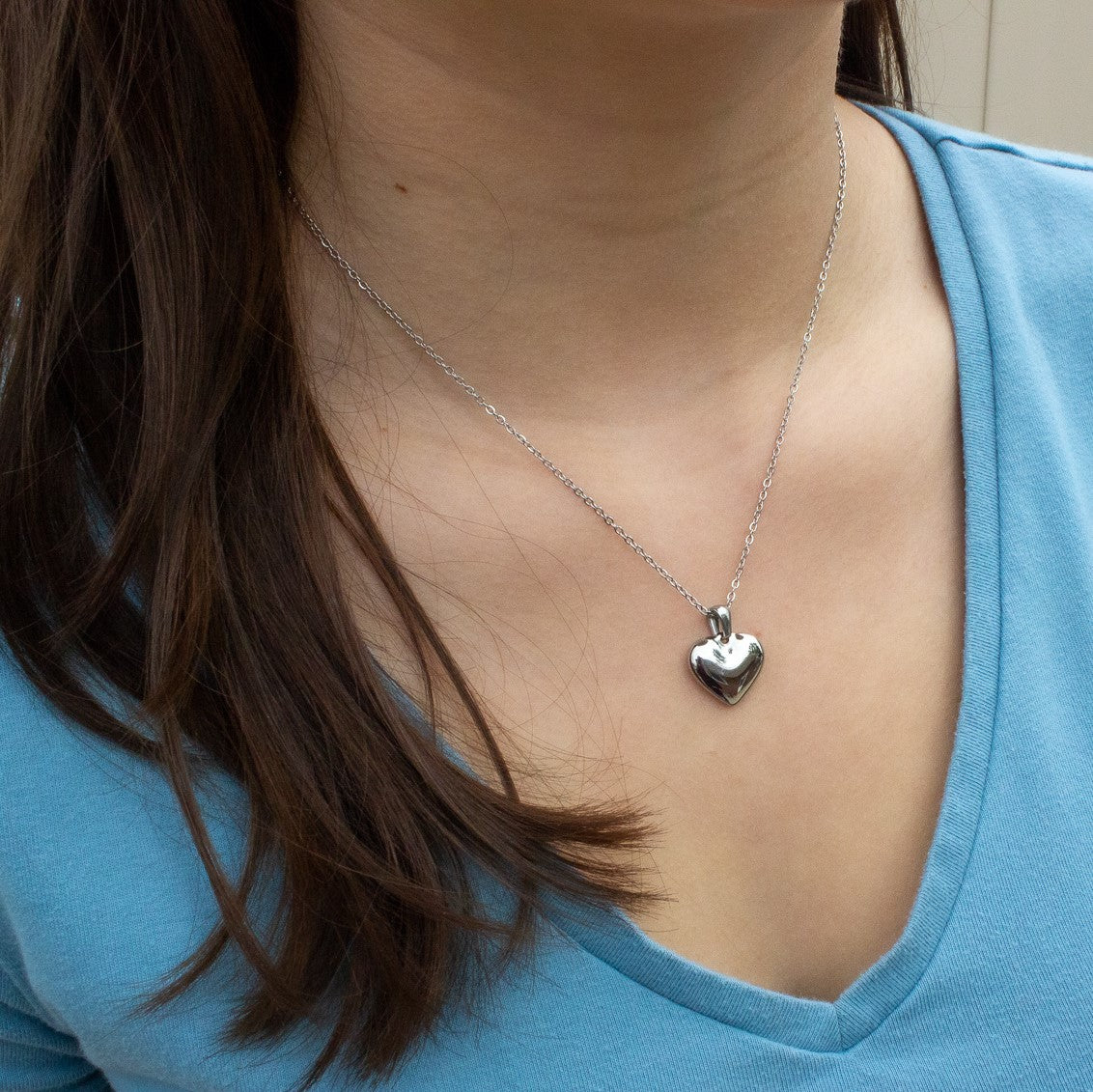 Puffy Heart Necklace