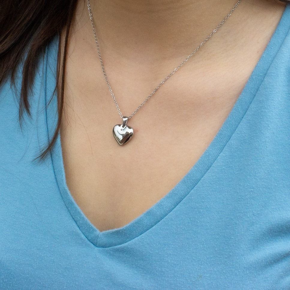 Puffy Heart Necklace