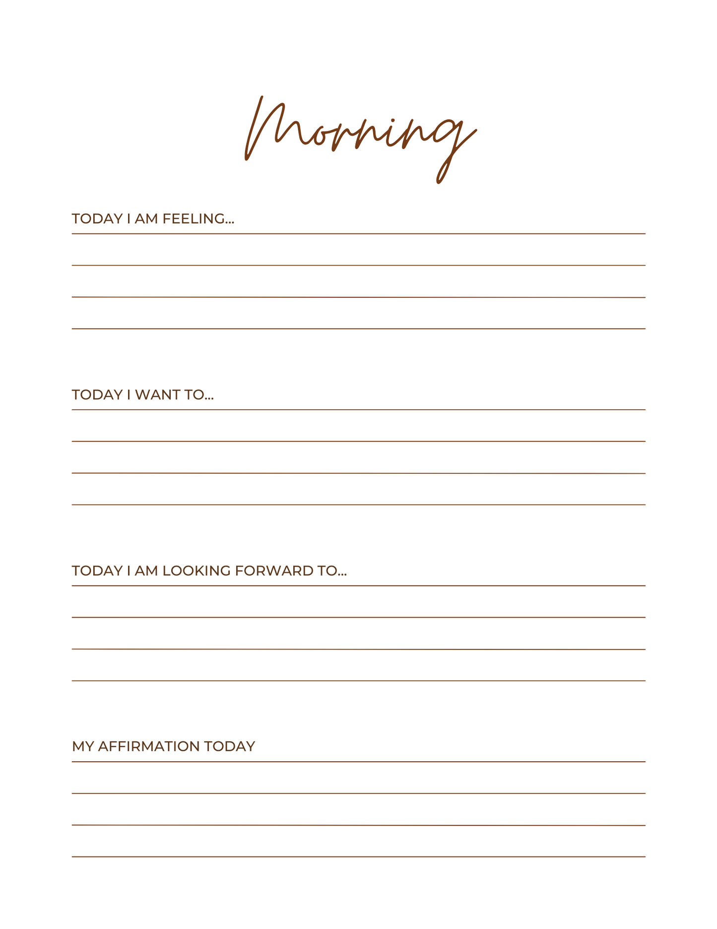 FREE Mental Health Journal Sample