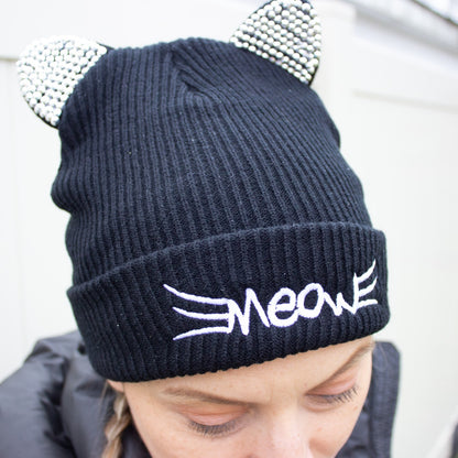 Meow Beanie for Cat Lovers