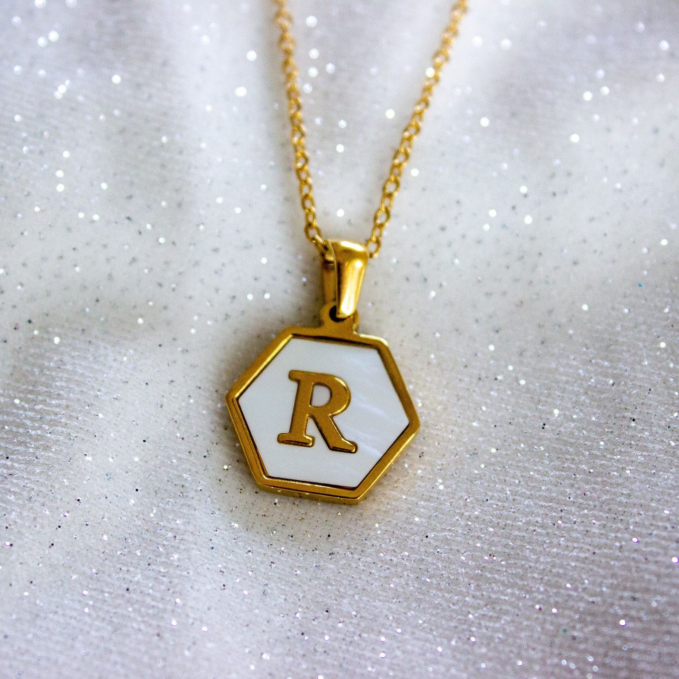Initial Letter Necklace Collection