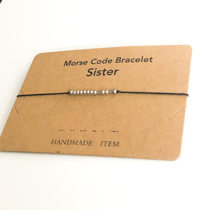 Morse Code Beaded Bracelets