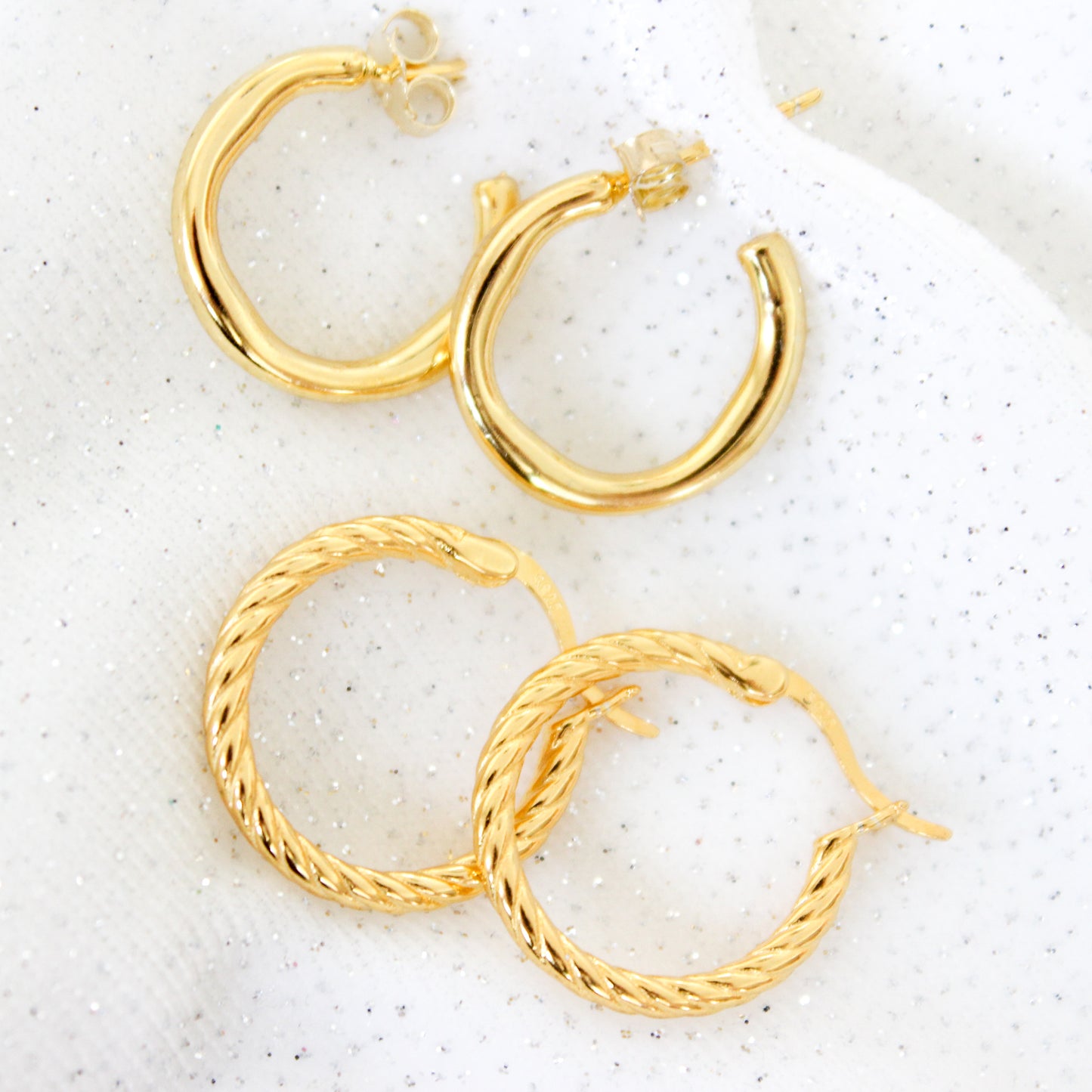 Basic Girl Gold Hoops