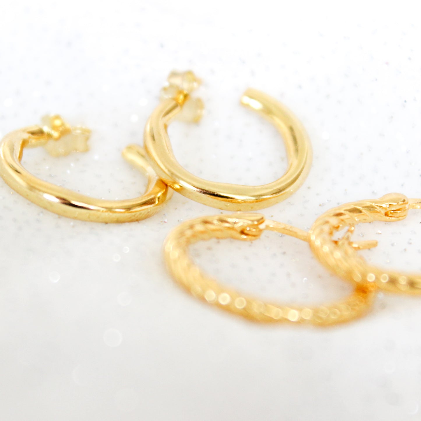 Basic Girl Gold Hoops