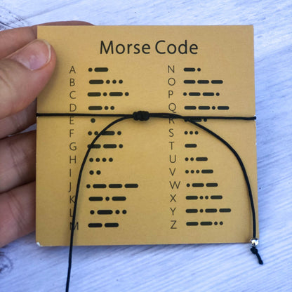 Morse Code Meaningful Bracelets