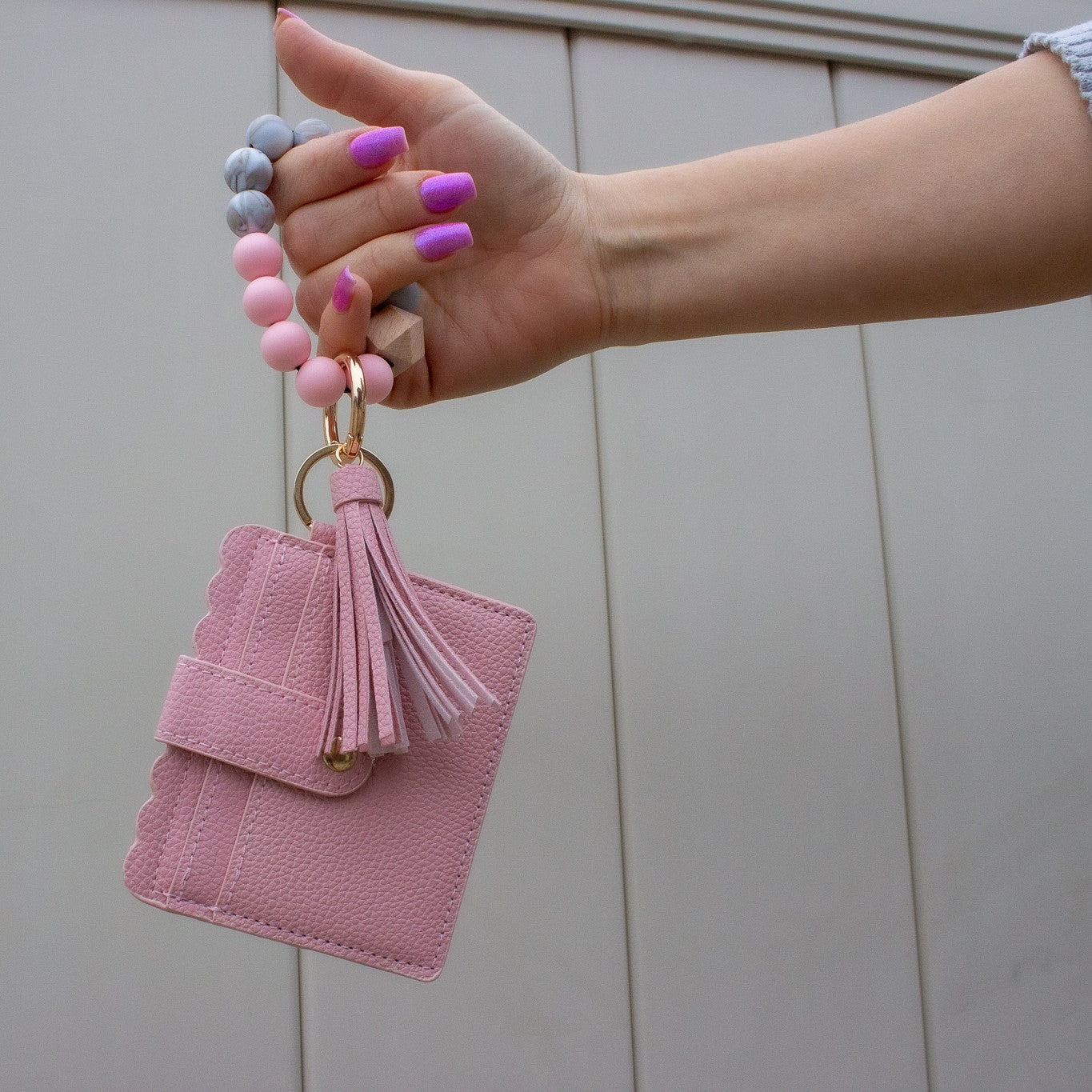 On-The-Go Silicone Wallet Wristlet I 4 styles